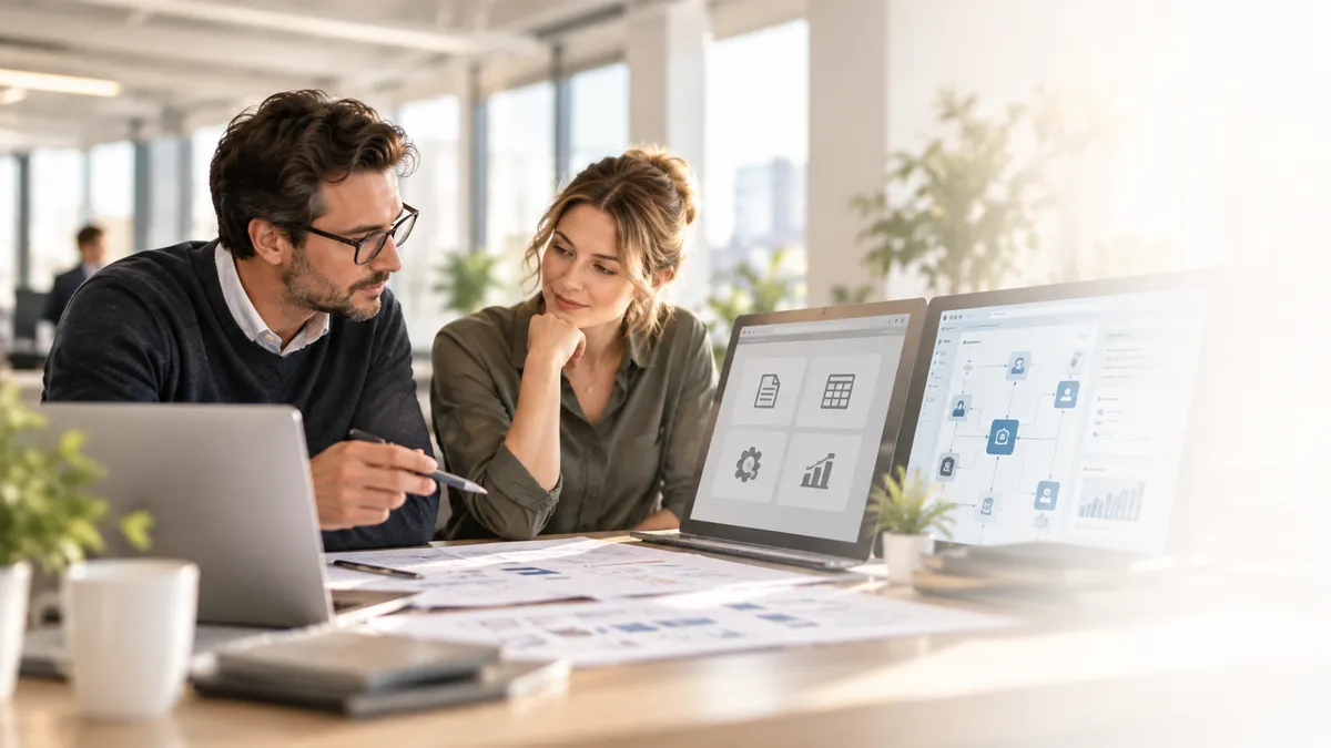 Gemeinsam die passende Softwarelösung für ein mittelständisches Unternehmen finden