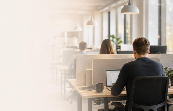 Mitarbeitende im Büro als Beispiel für Schatten-KI im Mittelstand